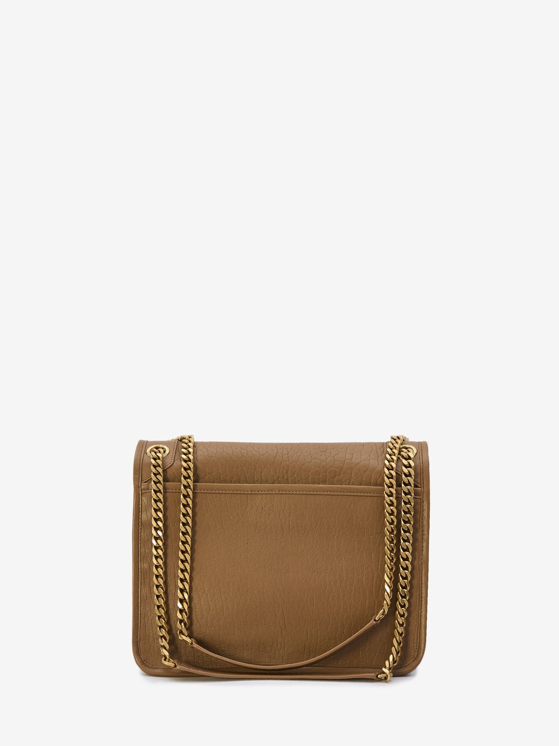 SAINT LAURENT Medium Handbag with Gold-Tone Details - 28x20x8.5 cm