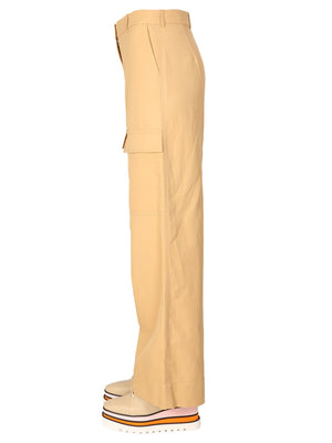 STELLA MCCARTNEY Wide Leg Cargo Pants for Women