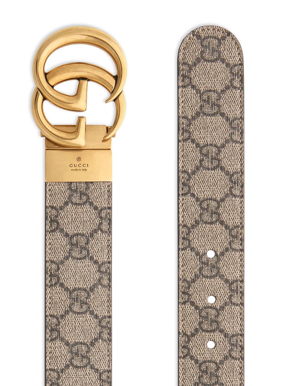 Gucci Reversible Belt - Beige