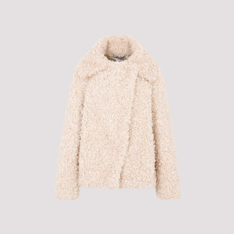 STELLA MCCARTNEY Oversized Panna Vegan Fur Jacket for Women - FW23