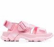 ALEXANDER MCQUEEN Chic Pink Tread Sandals for Women