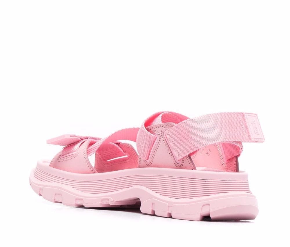 ALEXANDER MCQUEEN Chic Pink Tread Sandals for Women