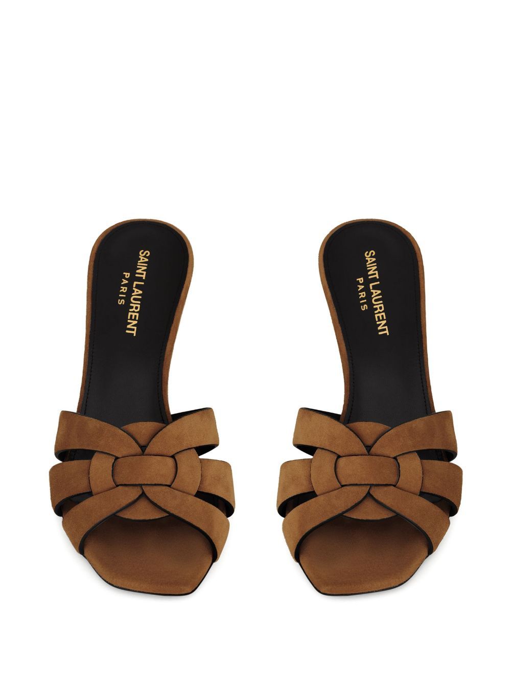 SAINT LAURENT Tribute Mini Flat Sandals - 8cm Heel