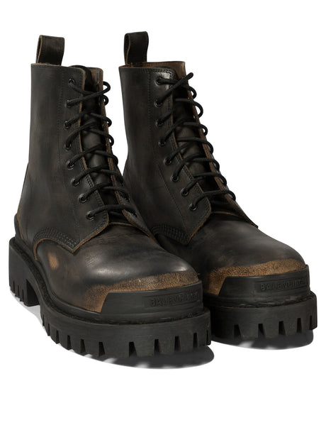 BALENCIAGA Strike Combat Boots for Men - Timeless Style