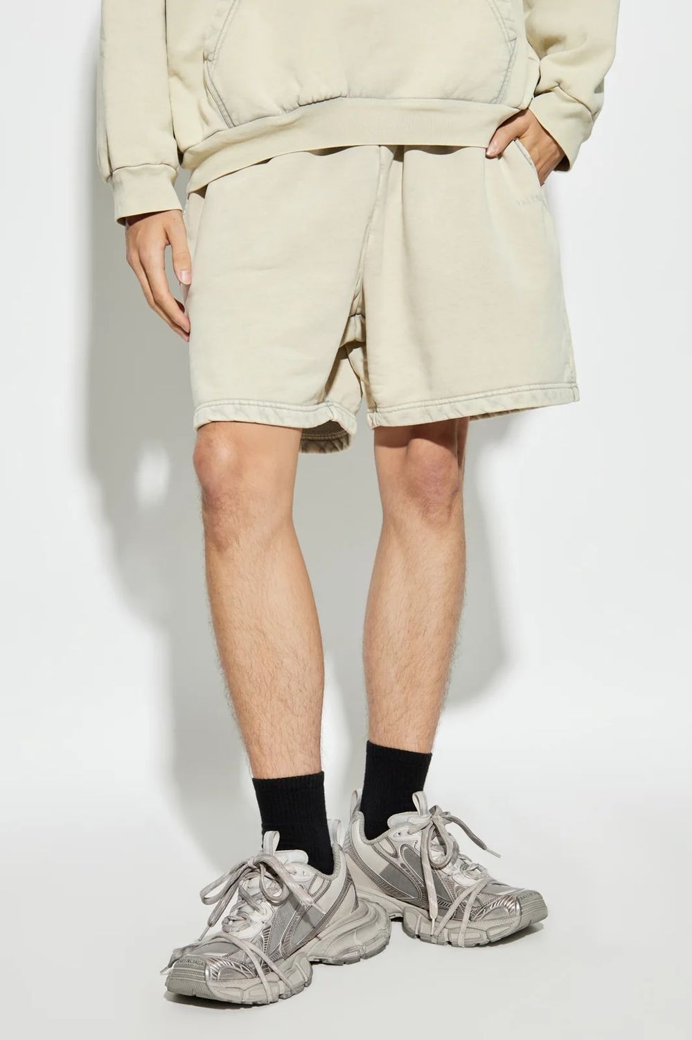 BALENCIAGA Men's Mini Sweat Shorts