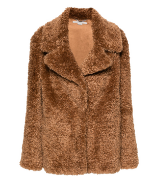 STELLA MCCARTNEY Women's Faux Shearling Jacket with Pockets