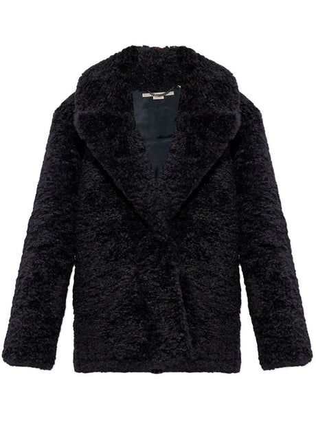 STELLA MCCARTNEY Faux Shearling Wide Peak Lapel Jacket for Women