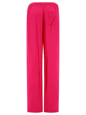 BALENCIAGA High-Rise Monogram Viscose Trousers