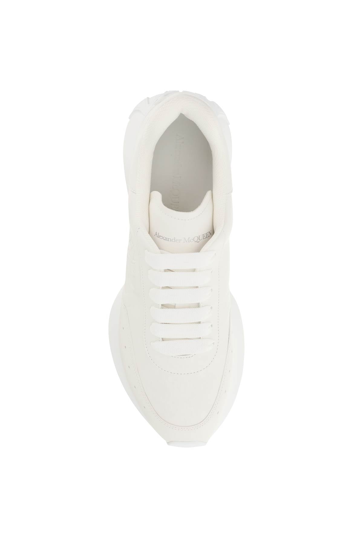 ALEXANDER MCQUEEN Sprint Runner Leather Sneakers for Men