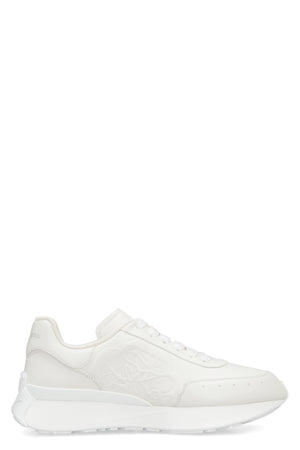 ALEXANDER MCQUEEN Sprint Runner Leather Sneakers for Men