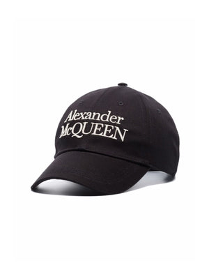 ALEXANDER MCQUEEN Stacked Logo Baseball Cap for Men