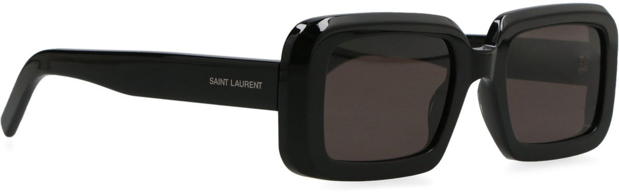 SAINT LAURENT Black Sunrise Sunglasses for Women in FW23 Collection