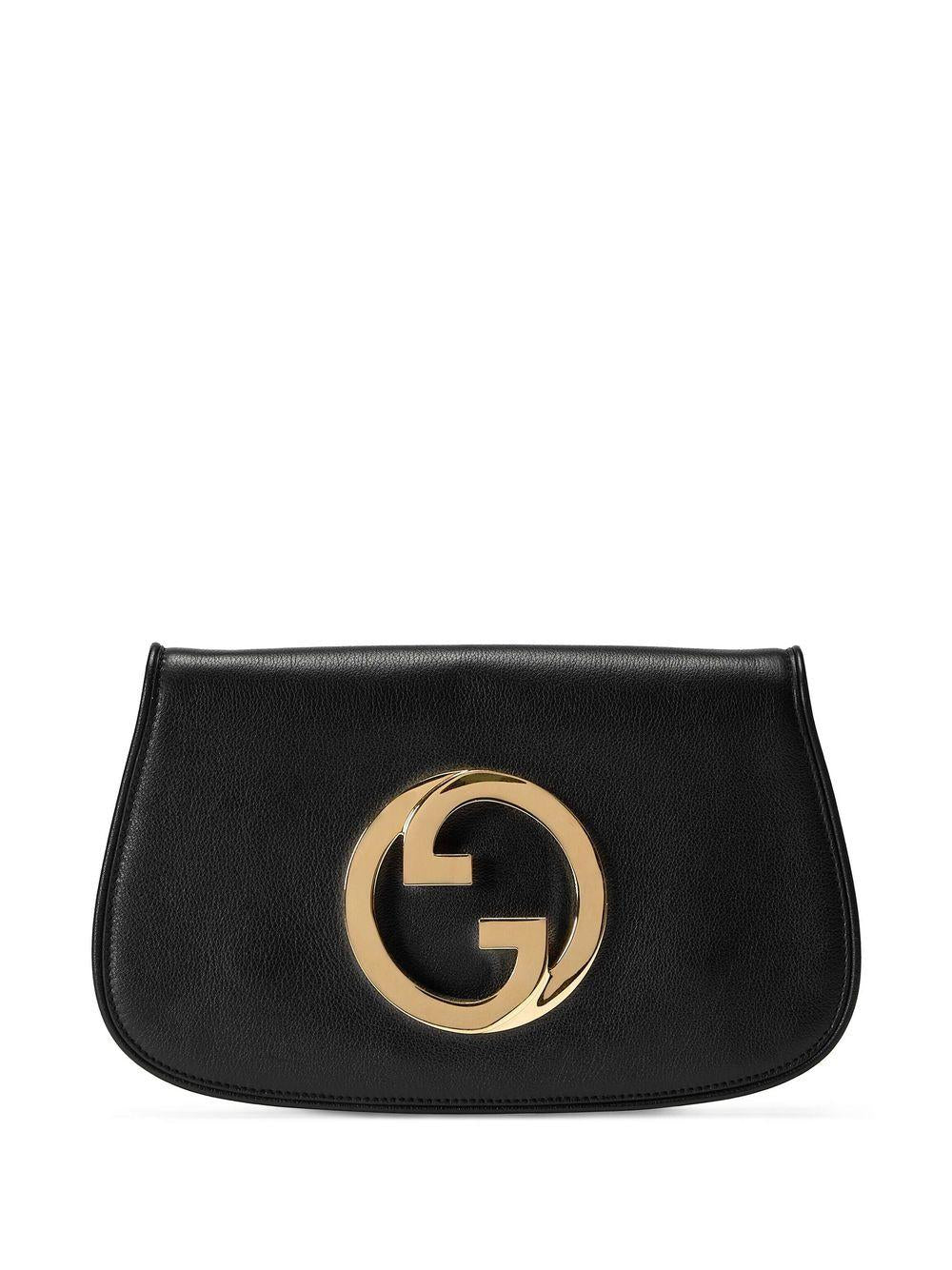 GUCCI Mini Shoulder Handbag with Gold Accent