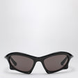 BALENCIAGA Chic Black Rectangle Sunglasses