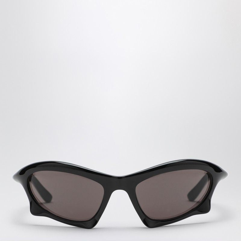 BALENCIAGA Chic Black Rectangle Sunglasses