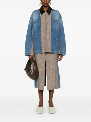 STELLA MCCARTNEY Denim and Tweed Jacket