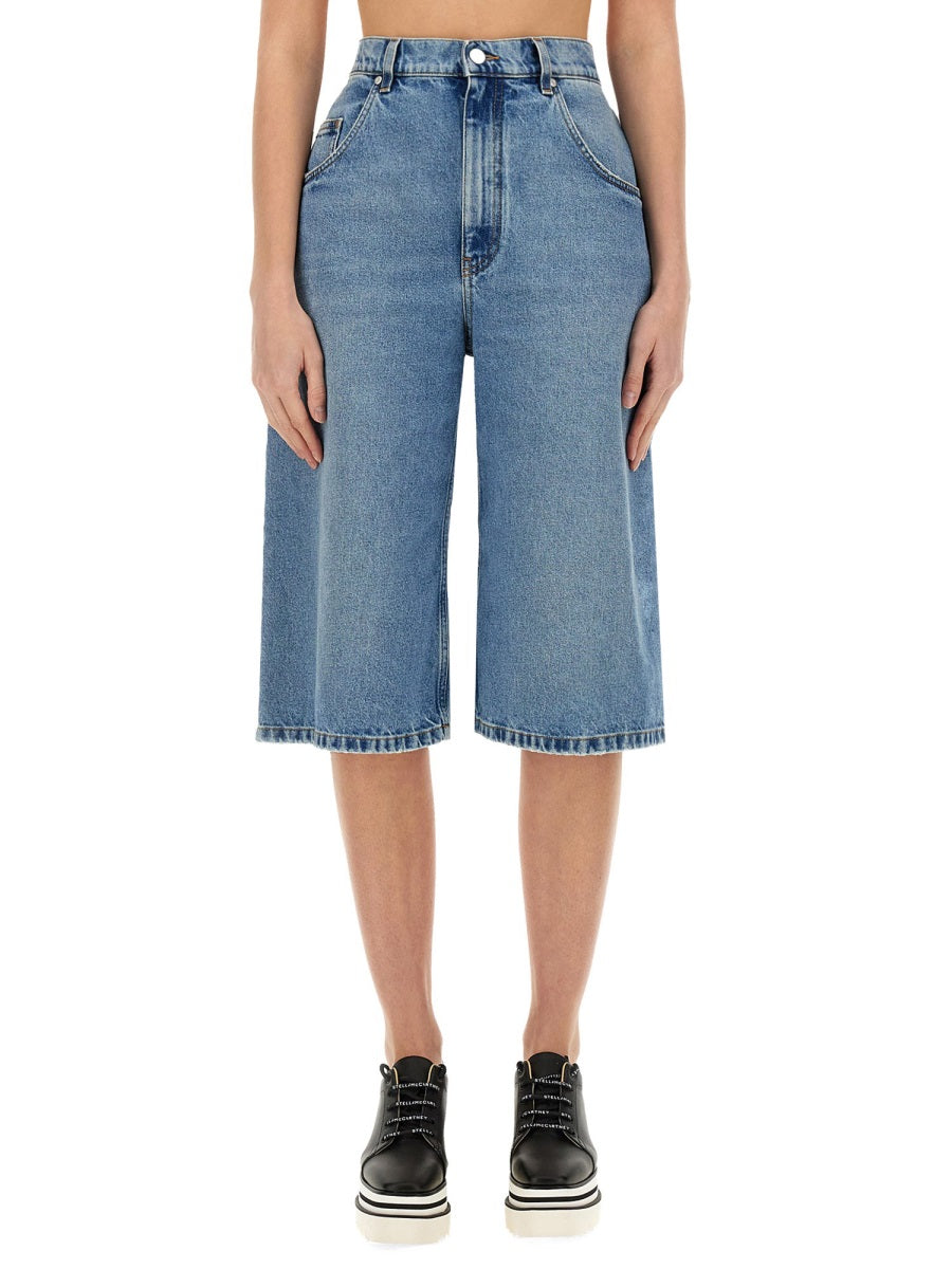 STELLA MCCARTNEY Chic Denim Bermuda Shorts - Size 27