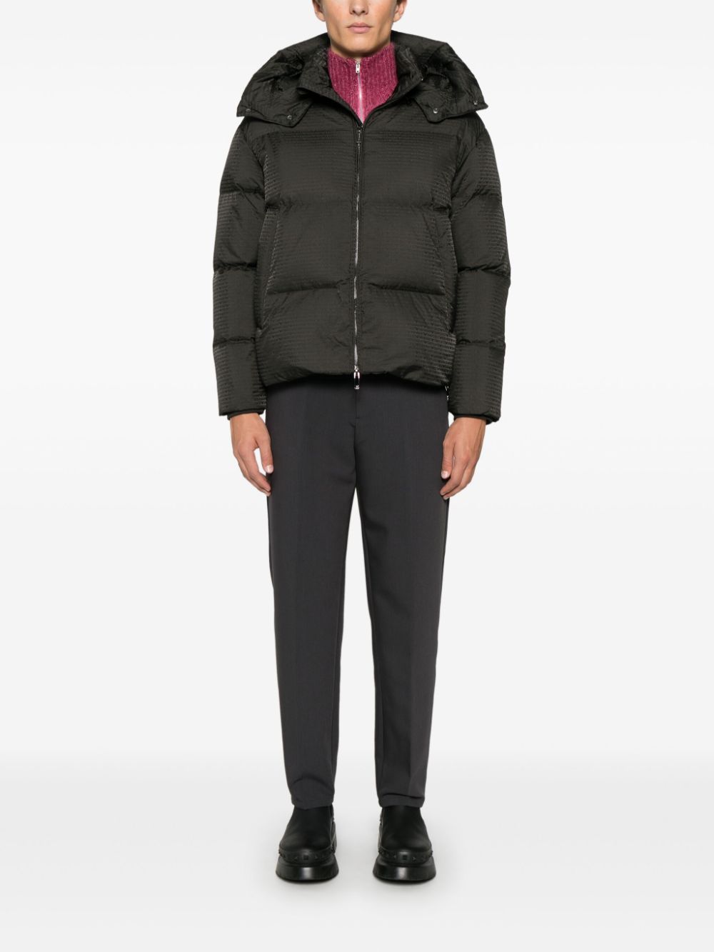 EMPORIO ARMANI Men's Down Jacket with Detachable Hood - Fall/Winter 2024