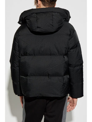 EMPORIO ARMANI Men's Nylon Down Jacket with Drawstring Hood