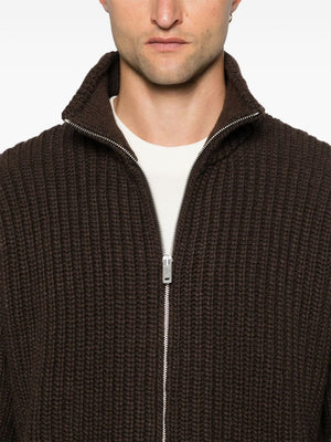 EMPORIO ARMANI Fisherman's Knit High Neck Sweater for Men