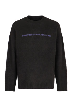 EMPORIO ARMANI Wool-Blend Crew-Neck Sweater