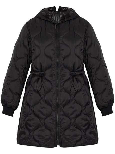 EMPORIO ARMANI Nylon Down Jacket with Reversible Design - Classic Fit for Women