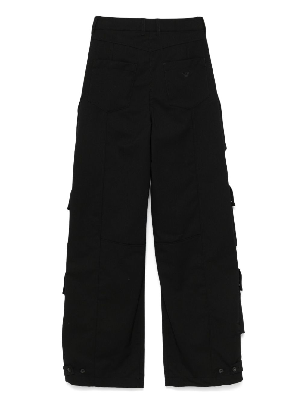 EMPORIO ARMANI Wide Leg Cargo Trousers for Women - FW24