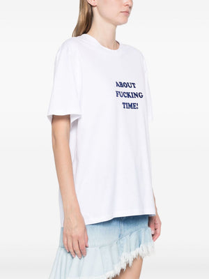 STELLA MCCARTNEY Boxy Fit T-Shirt - About Time (Size S)