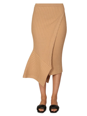 STELLA MCCARTNEY Chic Midi Skirt with Elastic Waistband