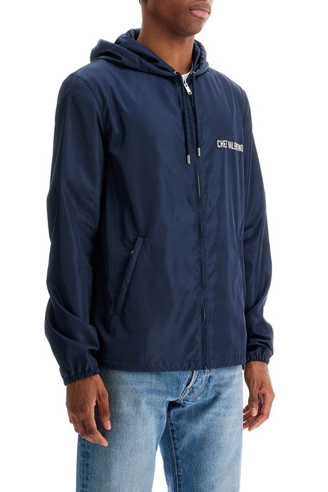 VALENTINO GARAVANI Slim-Fit Windbreaker Jacket with Hood