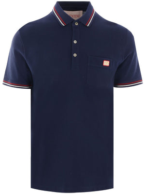 VALENTINO Men's Mini Polo T-Shirt