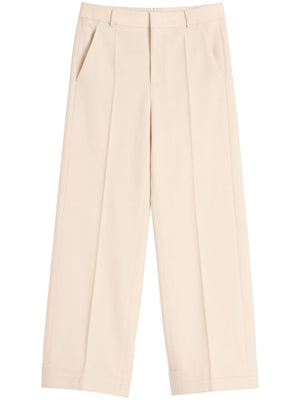 VALENTINO Men's Tailored Trousers with Bordo Detailing