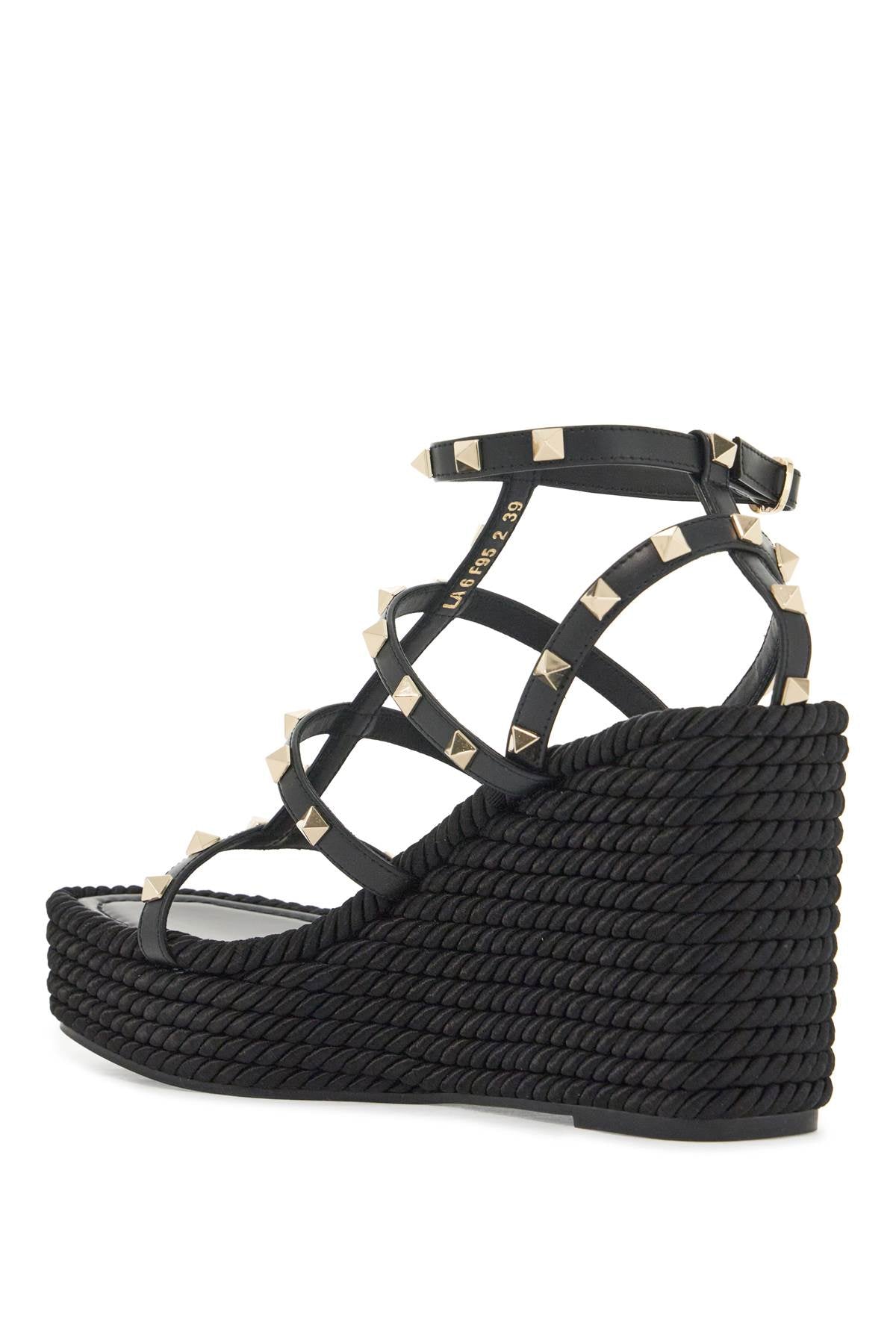 VALENTINO GARAVANI Rockstud Wedge Sandals for Women