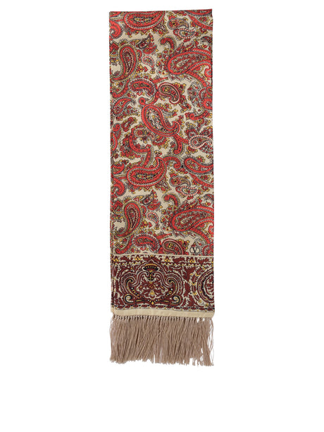 VALENTINO GARAVANI Luxurious Wool Scarf for Men - Spring Summer Collection 2025