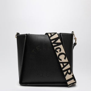 STELLA MCCARTNEY Mini Eco-Leather Cross-Body Handbag with Perforated Logo