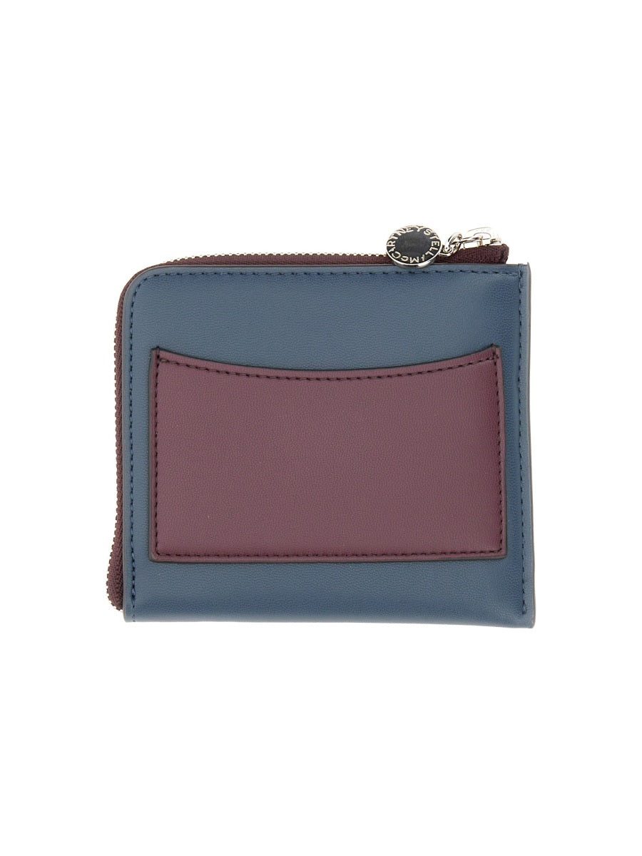 STELLA MCCARTNEY Mini Zipped Wallet with Logo Detail