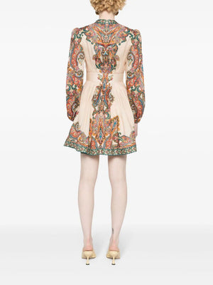 ZIMMERMANN Autumn Radiance Linen Mini Dress