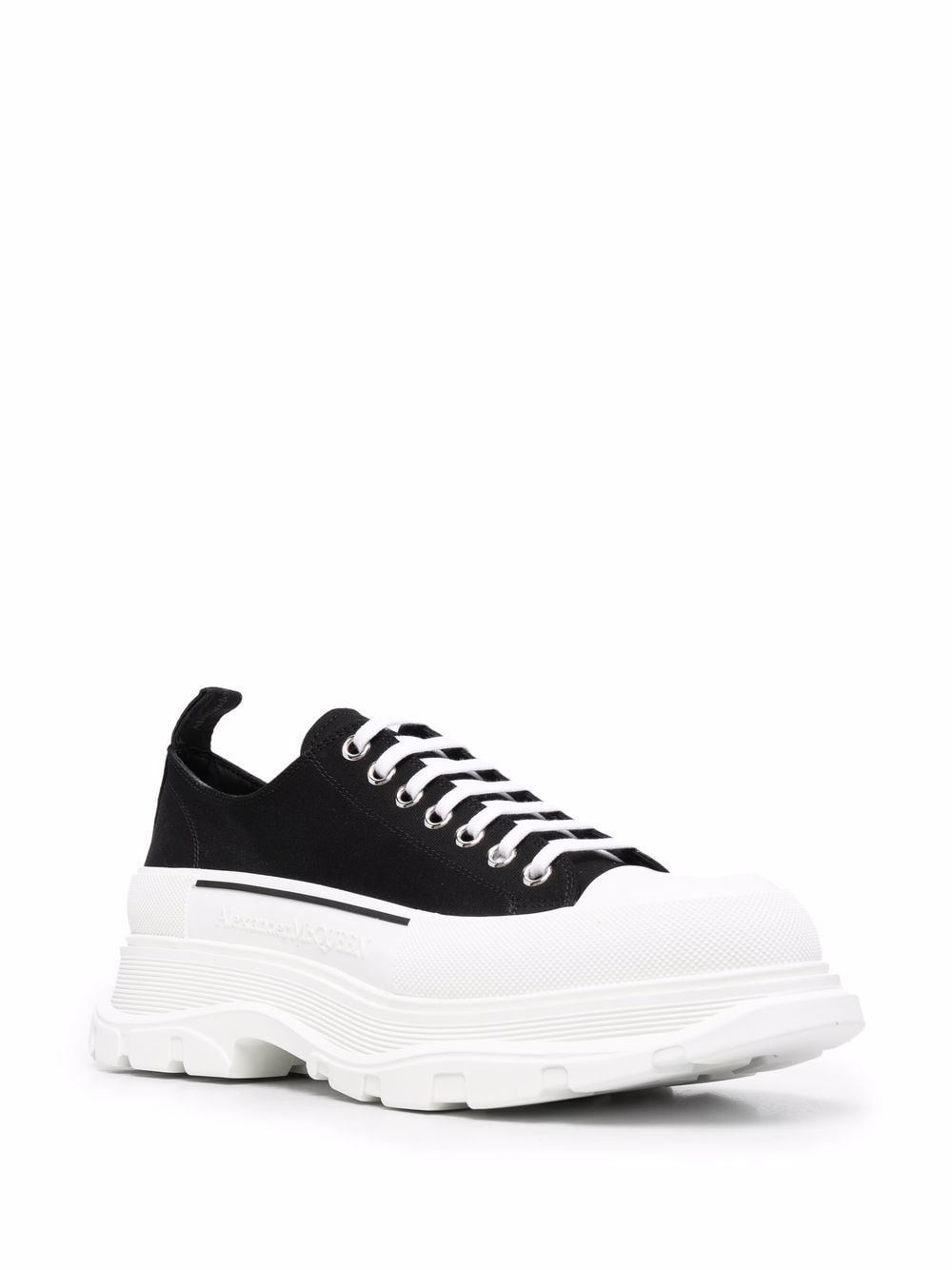 ALEXANDER MCQUEEN Low Lace-Up Tread Slick Shoes for Men