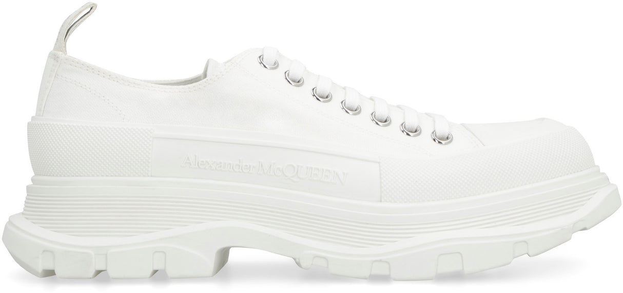 ALEXANDER MCQUEEN Low Lace-Up Tread Slick Shoes for Men