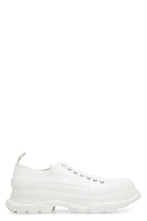 ALEXANDER MCQUEEN Low Lace-Up Tread Slick Shoes for Men