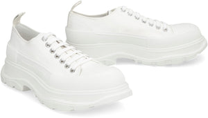 ALEXANDER MCQUEEN Low Lace-Up Tread Slick Shoes for Men