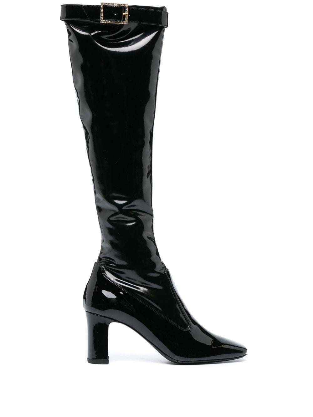 SAINT LAURENT 2024 FW22 Black Leather Boots for Women