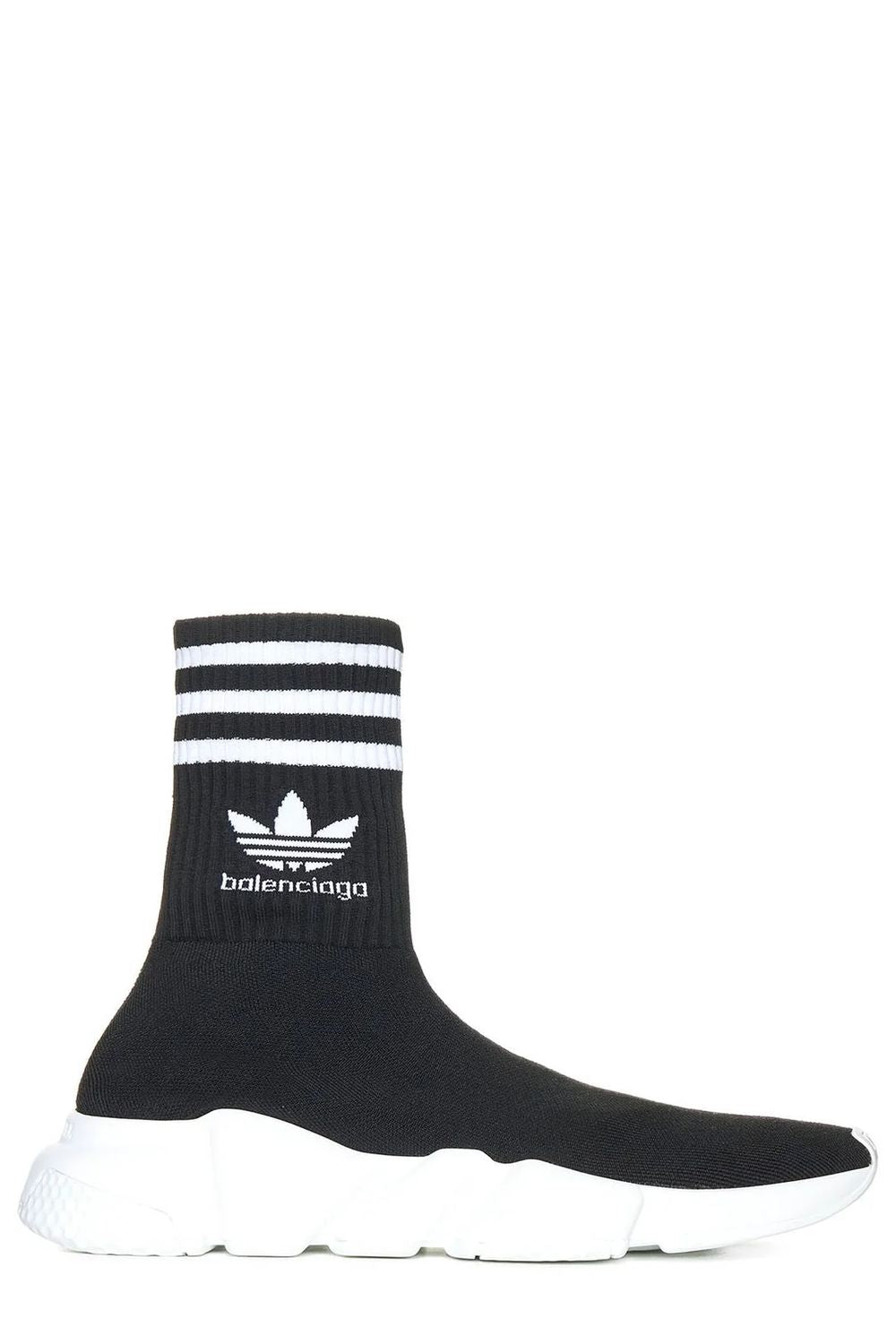 BALENCIAGA Black 3D Technical Knit Sock Sneakers for Women - FW23