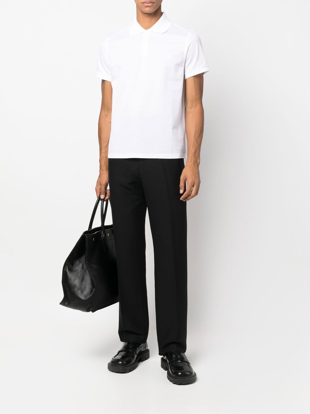 SAINT LAURENT Classic Cotton Polo Shirt for Men