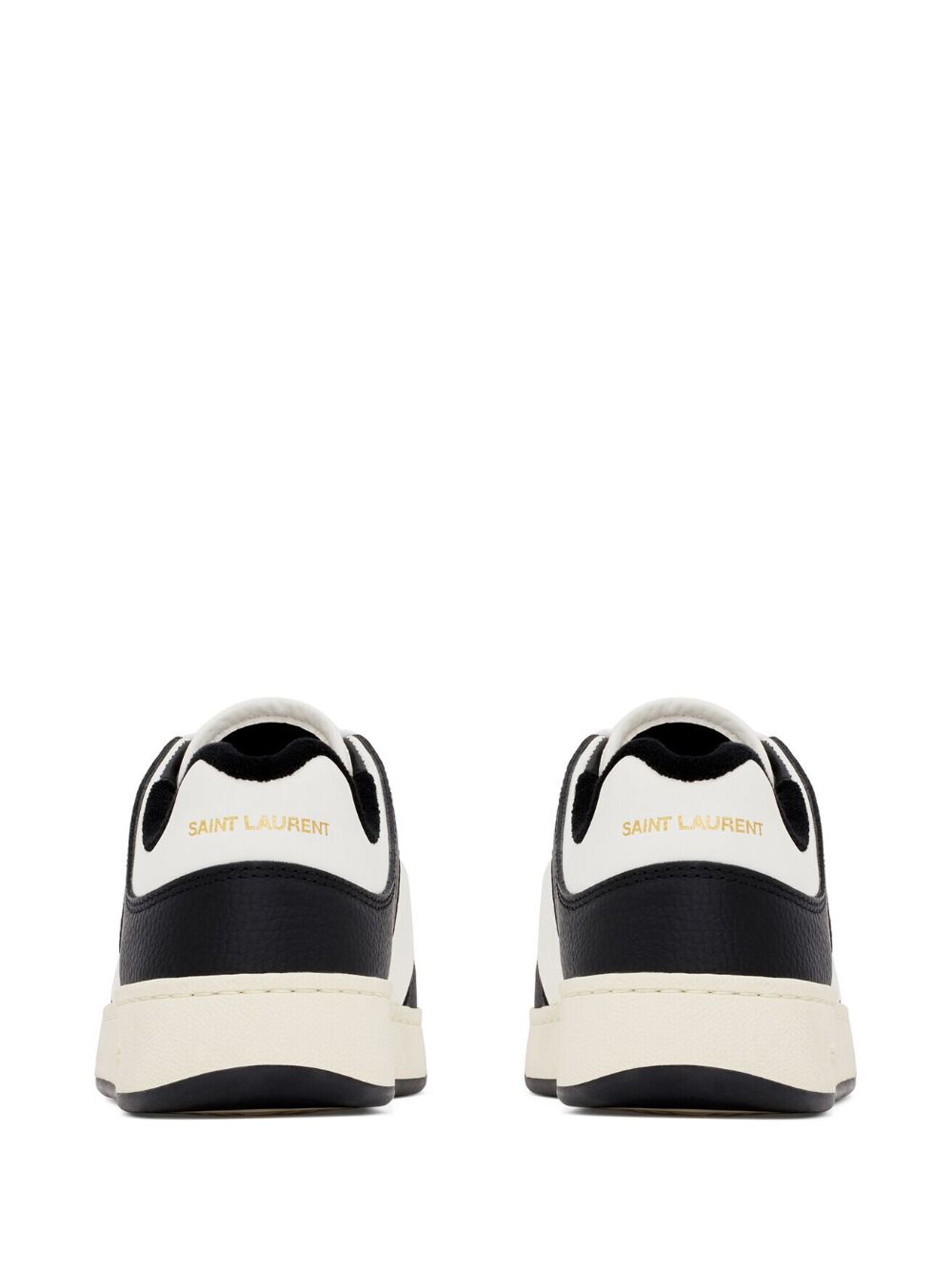 SAINT LAURENT Coffee White Nero Men's Sneakers