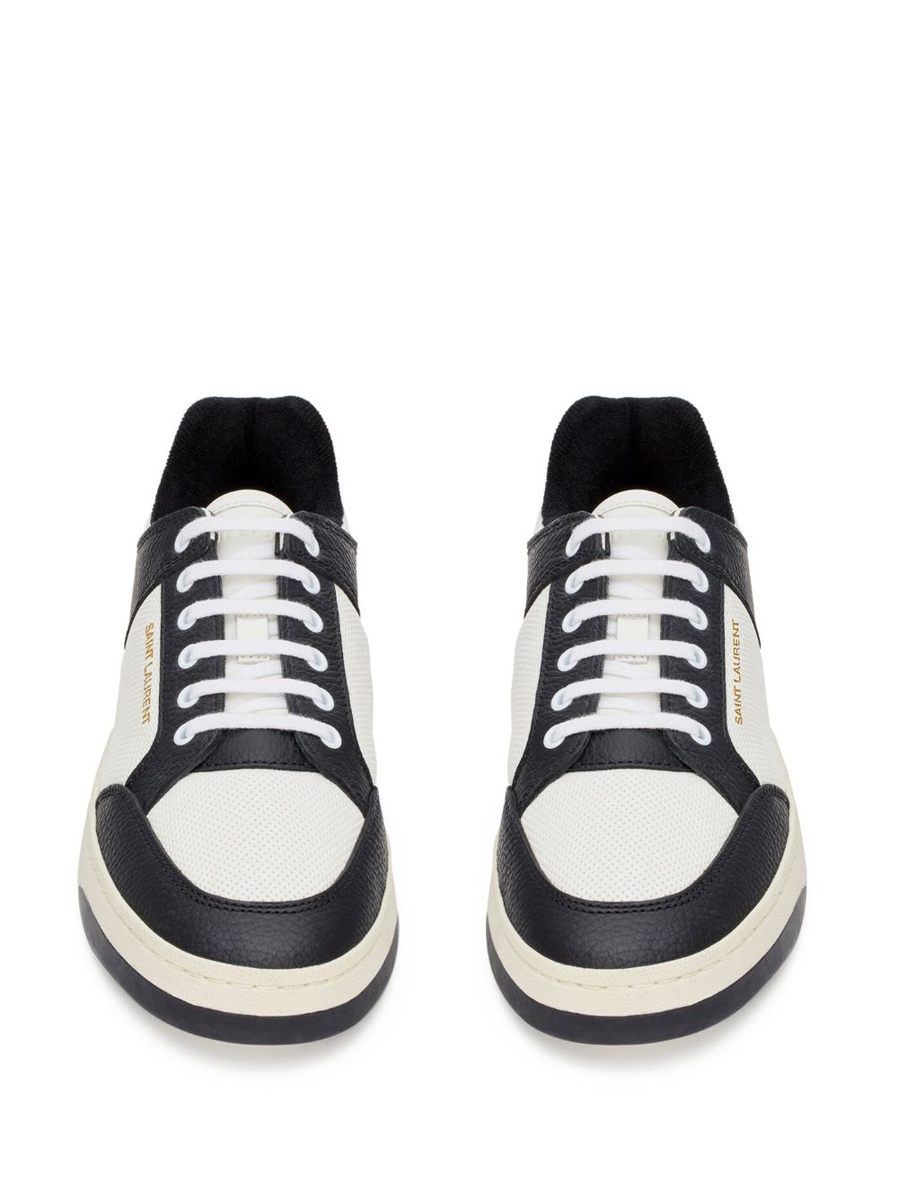 SAINT LAURENT Coffee White Nero Men's Sneakers