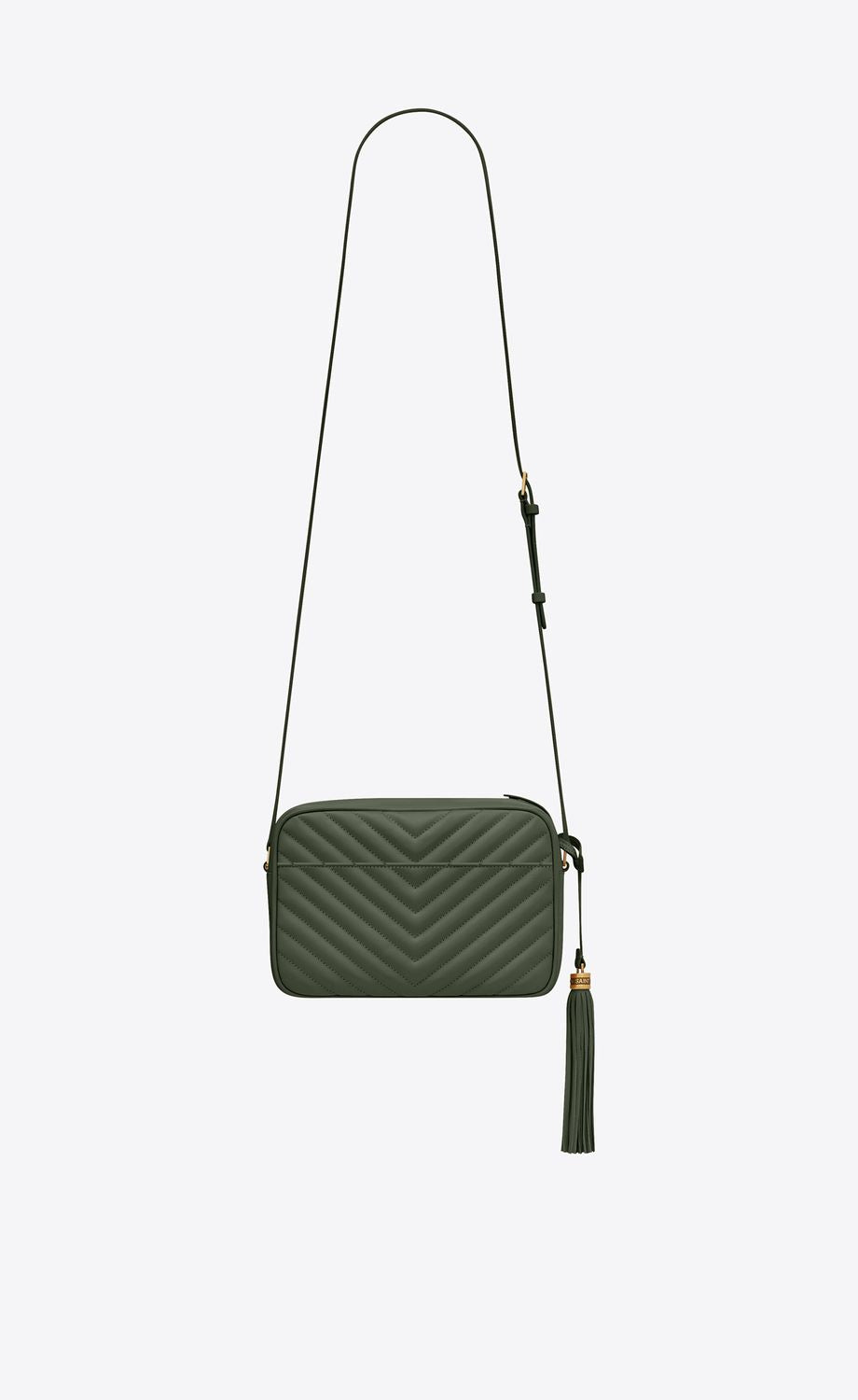 SAINT LAURENT New Green Calf Skin Shoulder & Crossbody Bag for Women