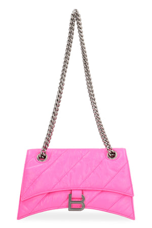 BALENCIAGA Fuchsia Quilted Leather Shoulder Bag for Women