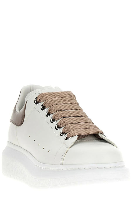 ALEXANDER MCQUEEN Oversized Luxe Leather Sneakers