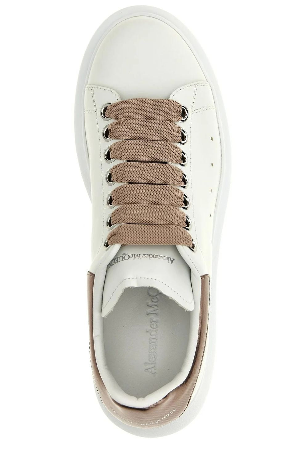 ALEXANDER MCQUEEN Oversized Luxe Leather Sneakers